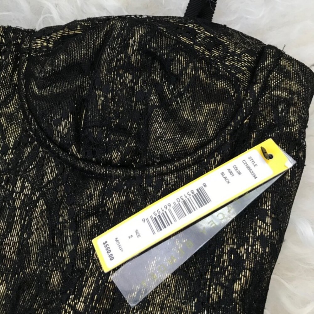 Alice + Olivia Yelle Bustier Flare Dress - Picture 7 of 8